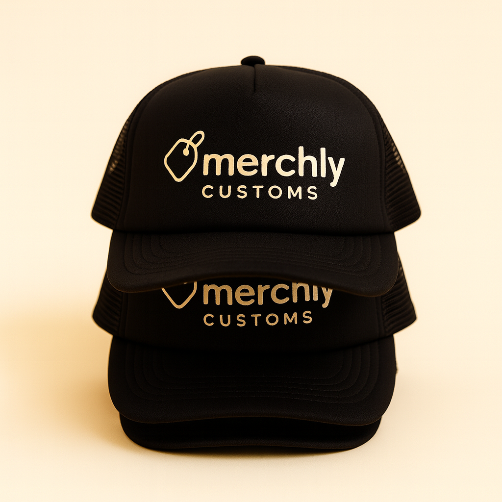 Custom Trucker Hats (Black) – Bulk Orders