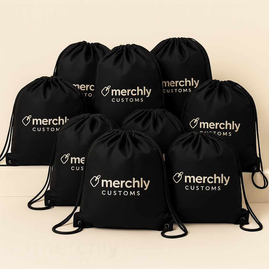 Custom Branded Drawstring Bags – Bulk Orders (20–200pcs)